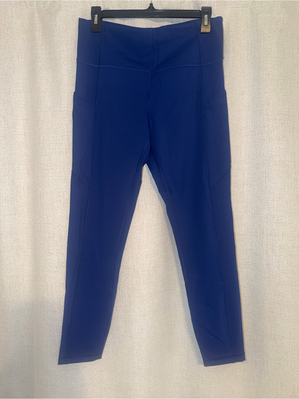 Royal Navy Blue Active Leggings with Side Pockets
